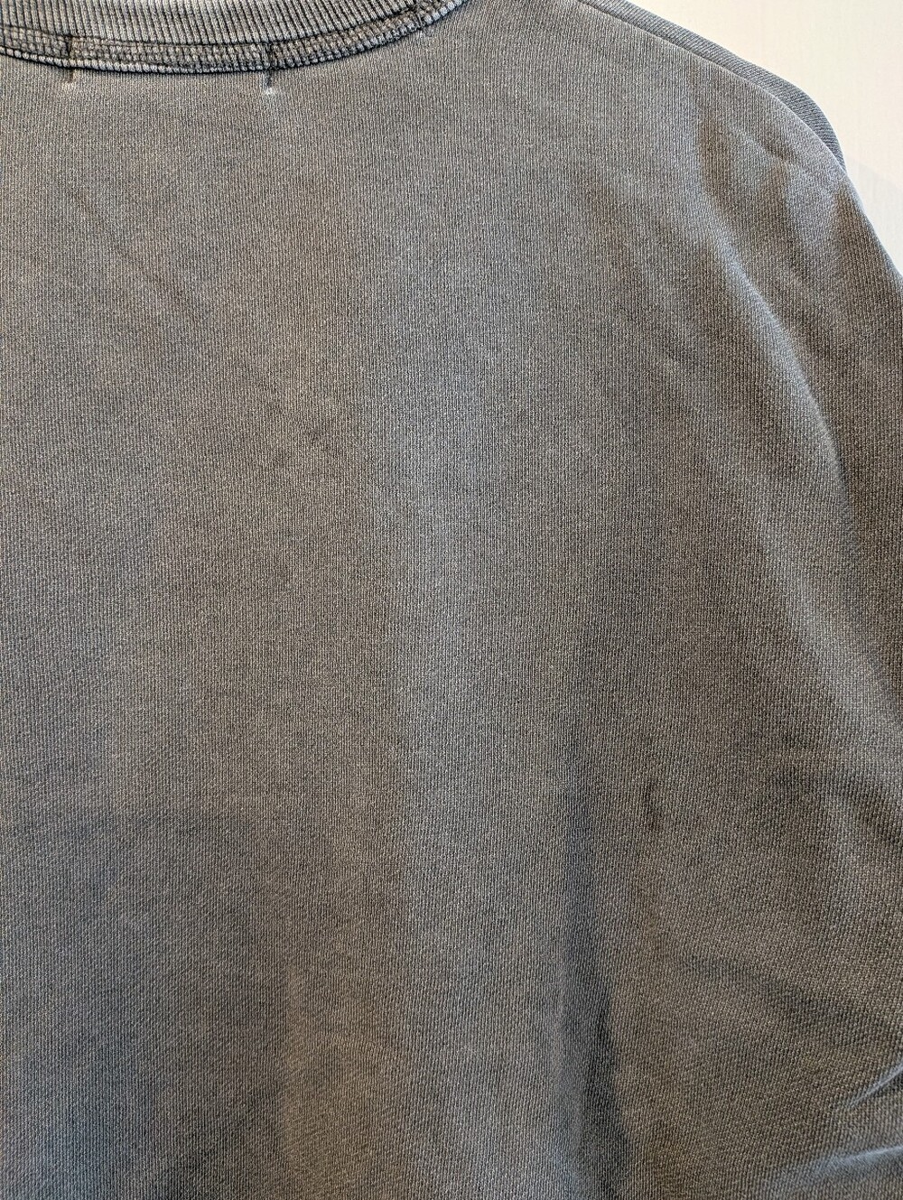Fallet Cat Deuce Nero Sweatshirt Pigment Charcoal Gray Oversized Korean Size S - Picture 11 of 16